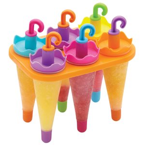Set of 6 moulds for ice cream, 50 ml, plastic - by Kitchen Craft