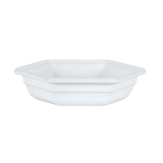 Hexagonal baking dish, ceramic, 26.5 x 23.5 x 6.5 cm - Emile Henry