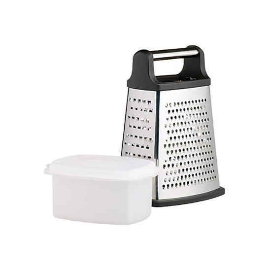 Multifunktionsrivjärn, med behållare, rostfritt stål - Kitchen Craft