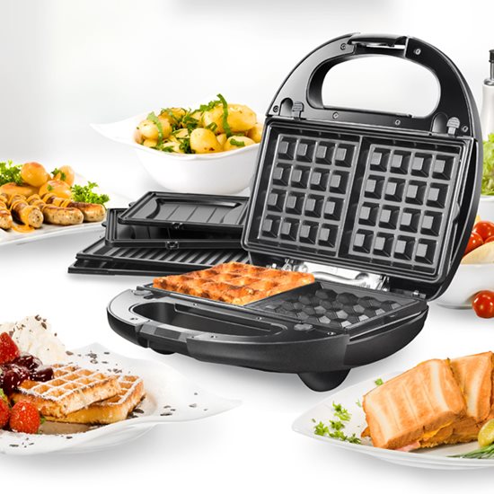  Electric grill 3 in 1 Onyx, 1000 W - Unold