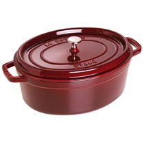 "Cocotte" oval cooking pot made of cast iron 33 cm/6.7 l, <<Grenadine>> - Staub