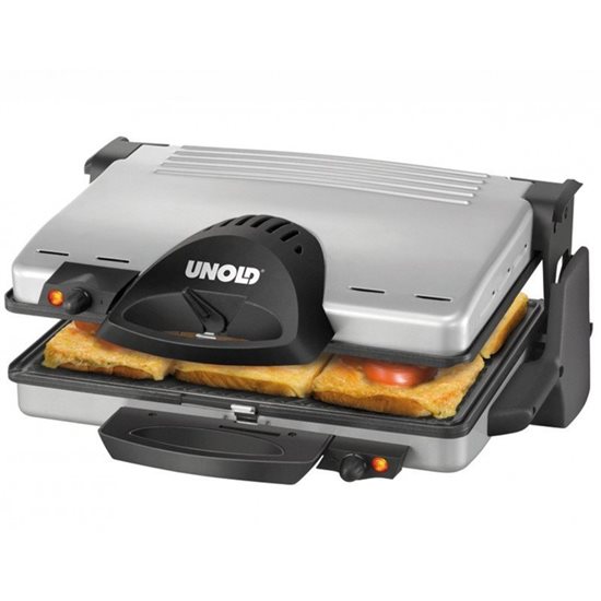 Electric grill, 2100 W, silver - Unold