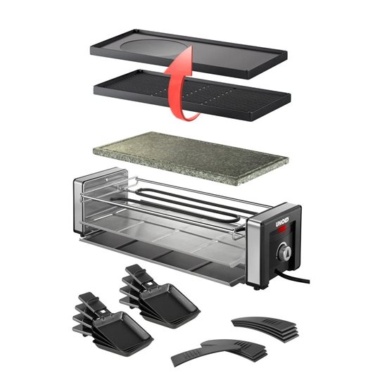 Fogão elétrico Raclette, 1100 W - Unold