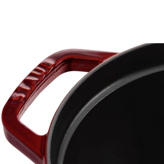 Ovális Cocotte főzőedény, öntöttvas, 33cm/6.7L, Grenadine - Staub