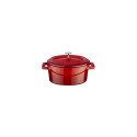 Soikea minikattila, valurauta, 12cm/0.36L, "Trendy", punainen - LAVA m