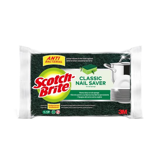 Nail saver scrub sponge - Scotch Brite