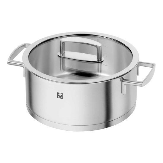 Stainless steel cooking  pot, with lid, 24cm/4.5L, "Vitality" - Zwilling