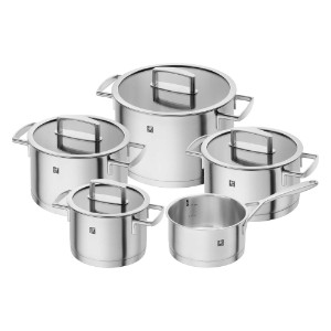 Stainless steel cookware set, 9 pieces, "Vitality" - Zwilling