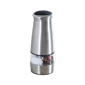 Electric salt and pepper grinder, 17.5 cm, stainless steel - Kesper