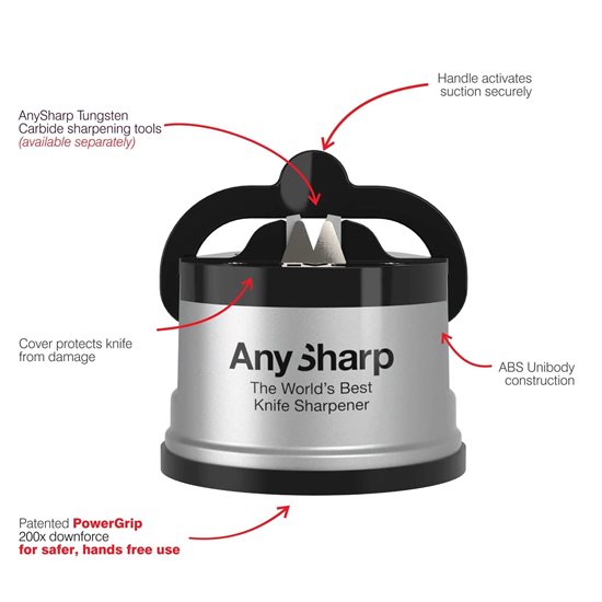 "Essentials" nažu asināmais, Silver - AnySharp