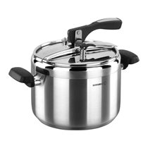 Pressure cooker, stainless steel, 20cm/7L, "Turbo" - Korkmaz