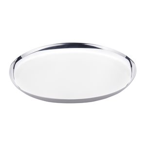 Serving tray, stainless steel, "Pera" - Korkmaz