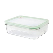 Rectangular food storage container, made from glass, 2000 ml, "Air Type" - Glasslock