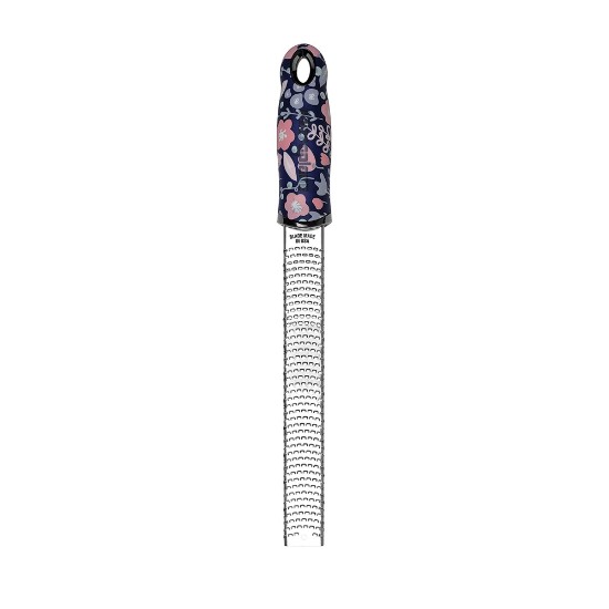 Grater, surgical stainless steel, 30.5 x 3.3 cm, Funky Spring Flower - Microplane