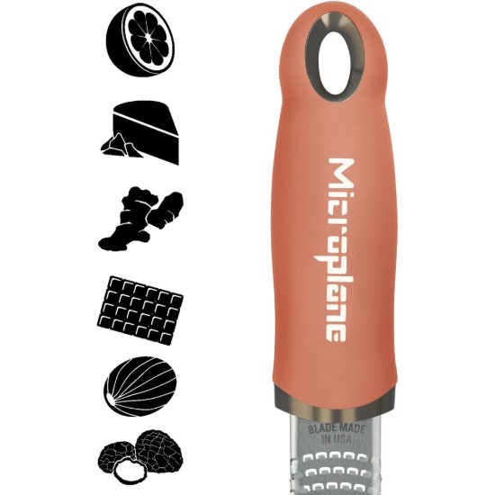 Klasické strúhadlo, chirurgická nehrdzavejúca oceľ, 32,5 cm, Cinnamon Orange - Microplane