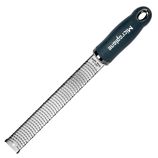 Grater made of surgical steel, 30.5 x 3.3 cm, "Dark Grey" - Microplane brand