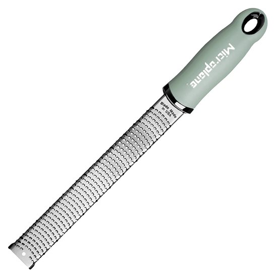 Grater made of surgical steel, 30.5 x 3.3 cm, "Sage Green" - Microplane brand