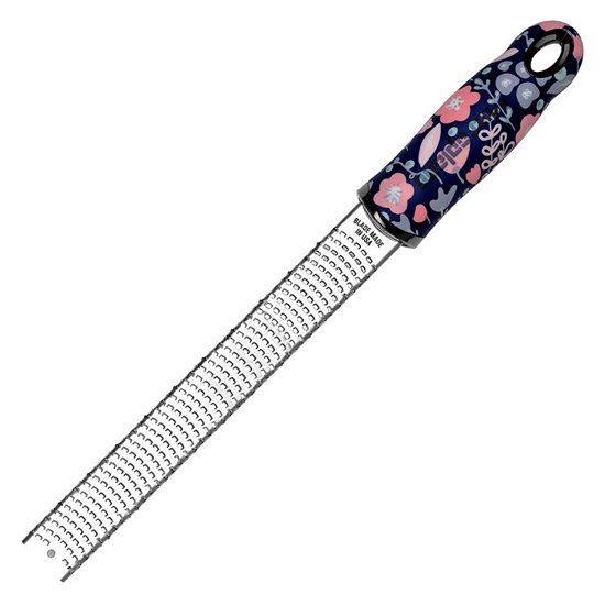 Grater made of surgical steel, 30.5 x 3.3 cm, "Funky Spring Flower" - Microplane brand