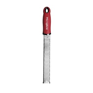 Grater made of surgical steel, 30.5 x 3.3 cm, "Pomegranate Red" - Microplane brand