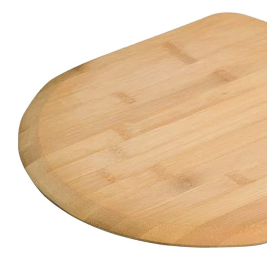 Tabla de cortar / plato para servir pizza, bambú, 45 x 30 cm - Kesper