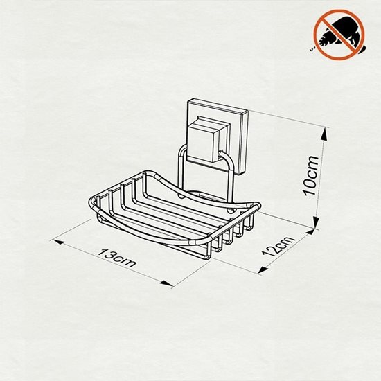 Self-adhesive soap holder - Tekno-tel