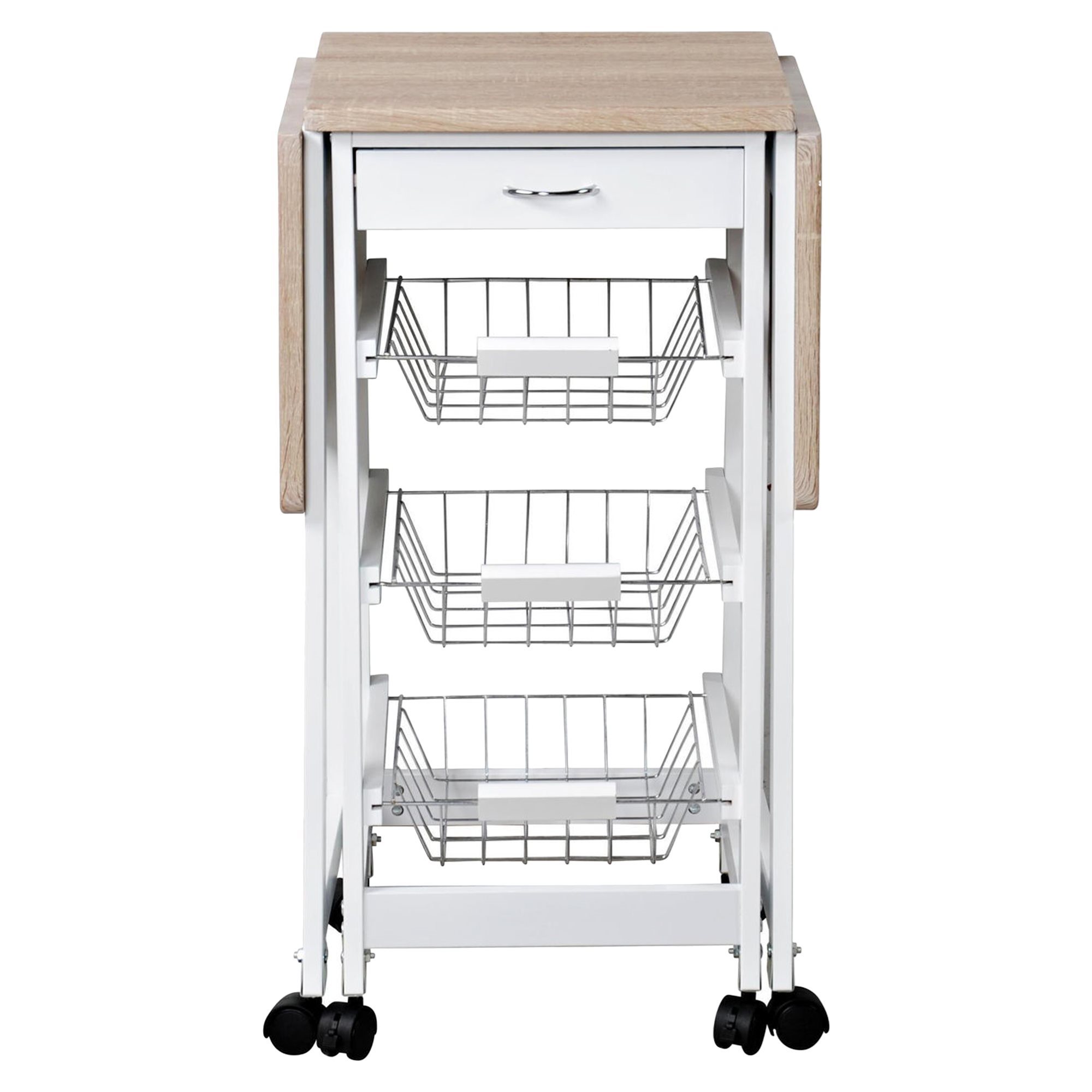 Kitchen trolley, 37/96 x wood fiber x 75.5 cm, Kesper KitchenShop | 37 