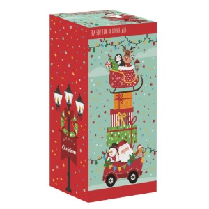 Zestaw do serwowania herbaty, porcelana, "SANTA'S FRIENDS" - marka Easy Life
