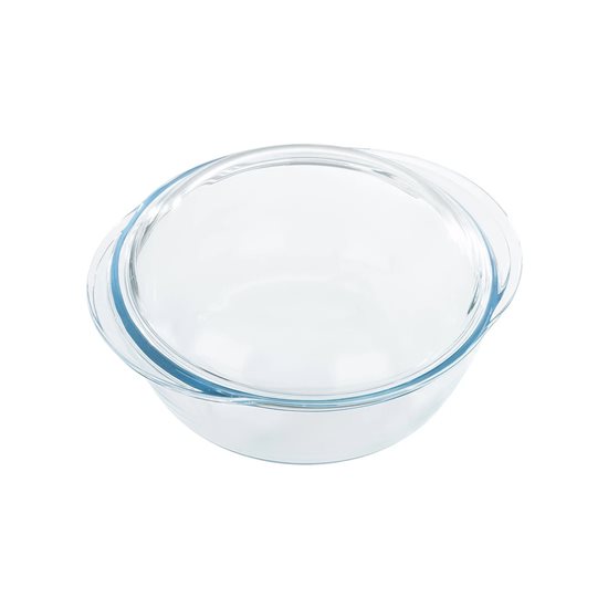 Set of 3 food storage containers, made from heat-resistant glass, "Essentials" - Pyrex