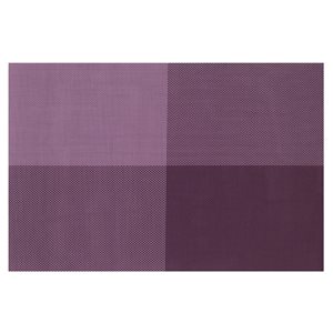 4 pöytämaton setti, violetti, 45 × 30 cm
