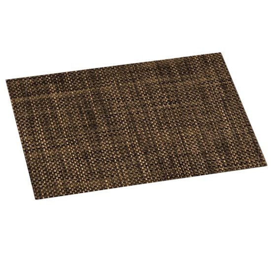 Placemat, 43 x 29 cm, plastic, Brown/Bronze - Kesper