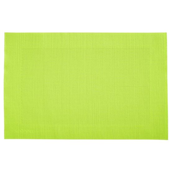 "Rahmen" placemat, 42 x 32 cm, vinyl, "lime" - Saleen