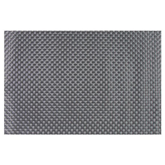 Sett med 4 bordmatter, grå, 45 × 30 cm