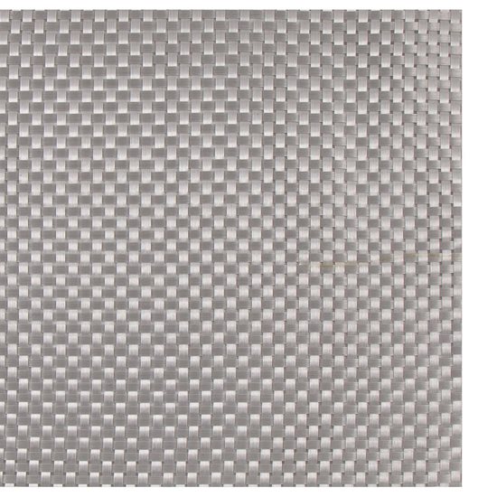 Set of 4 table mats, Silver, 45 x 30 cm