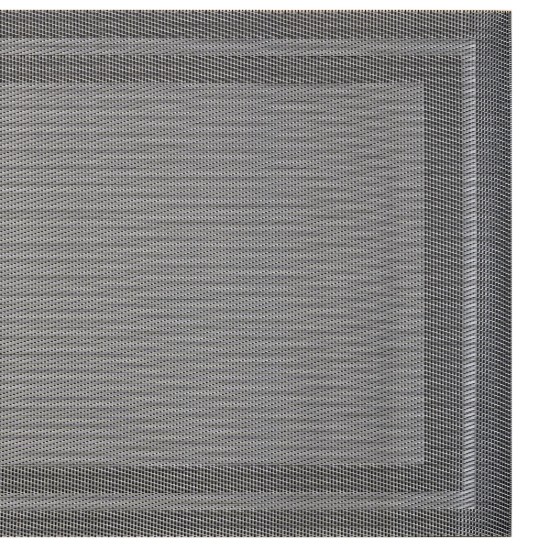 Lot De 4 Sets De Table Imitation Lin - 45x30 Cm - Lavables, Antidérapants, Double Face - Gris Foncé - Pour Cuisine, Salle à Manger, Restaurant