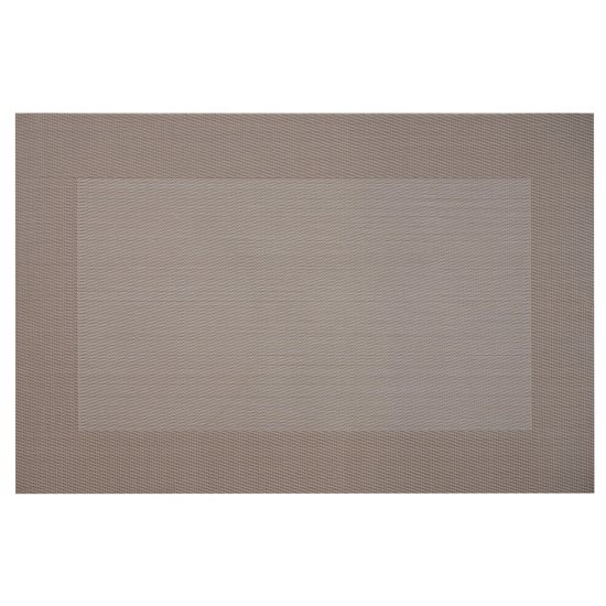 4 stalo kilimėlių rinkinys, 45 x 30 cm, smėlio spalvos