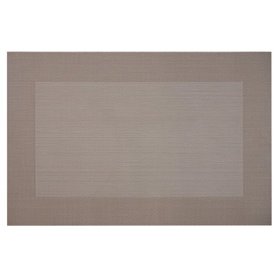 Set van 4 placemats, 45 x 30 cm, Beige