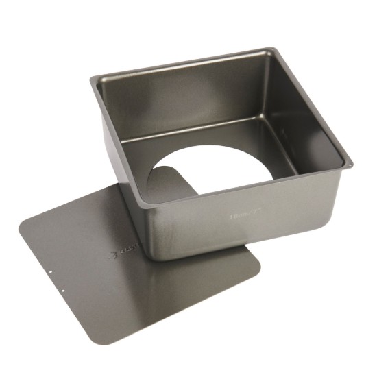 Square deep baking pan, 18 x 18 cm, steel - Kitchen Craft