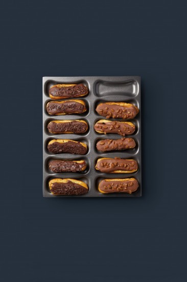 Tablett für Eclairs, 31 x 16,5 cm, Stahl - Kitchen Craft