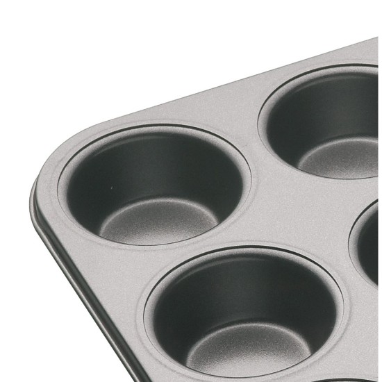 Muffintray, 35 x 27 cm, staal - van Kitchen Craft