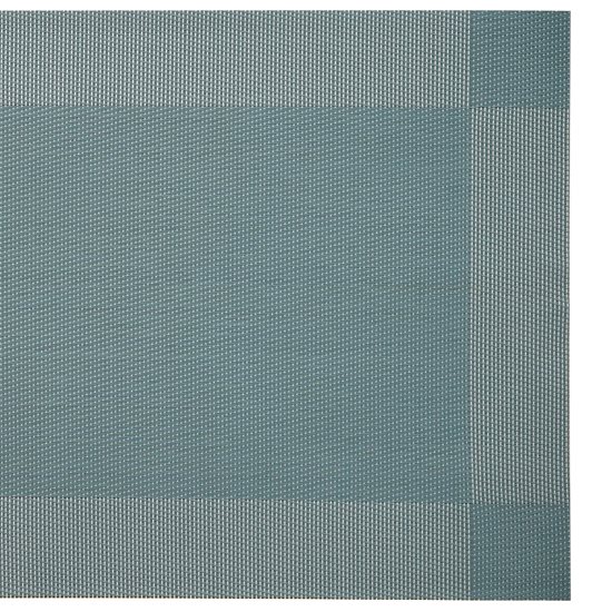Sett med 4 bordmatter, 45 x 30 cm, lyseblå