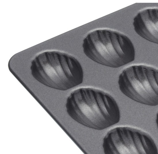 24 mini pladnja za Madeleine, ugljični čelik, 27 x 21 cm - MasterClass