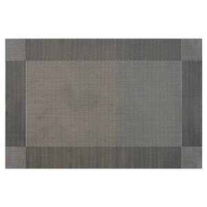 Set of 4 placemats, 45 x 30 cm, Grey