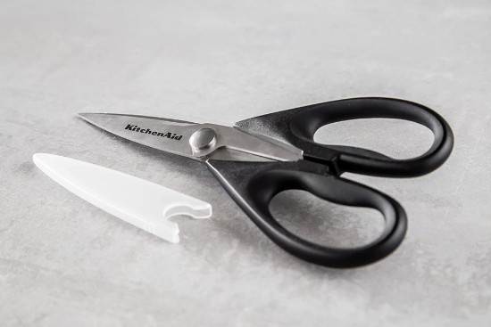 Monikäyttöiset sakset, ruostumaton teräs, 23 cm, musta - KitchenAid merkki