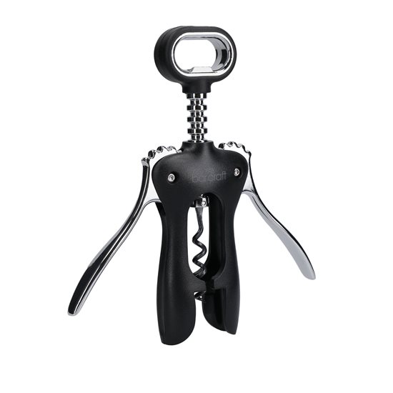 Zinc corkscrew, black, "Bar Craft" - Kitchen Craft