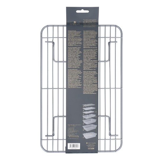 Rack de resfriamento, aço carbono, 35,5 × 23 cm, "MasterClass" – Kitchen Craft