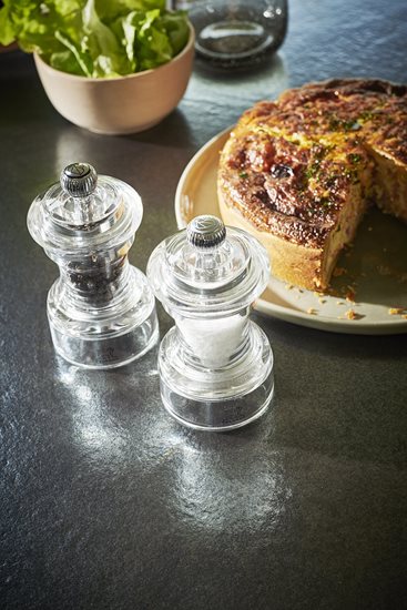 Set ročnih mlinčkov za sol in poper, 10 cm, akril - Peugeot