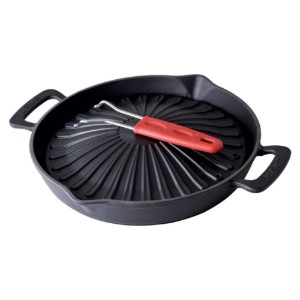 Poêle à griller, fonte, 32 cm - LAVA