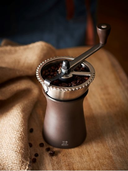 Manual coffee grinder, 19 cm, "Kronos" – Peugeot