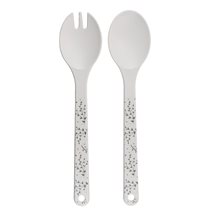 Set of 2 salad utensils, recycled plastic, "Natural Elements" - Kitchen Craft