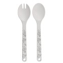 Juego de 2 utensilios para ensalada, plástico reciclado - Natural Elem